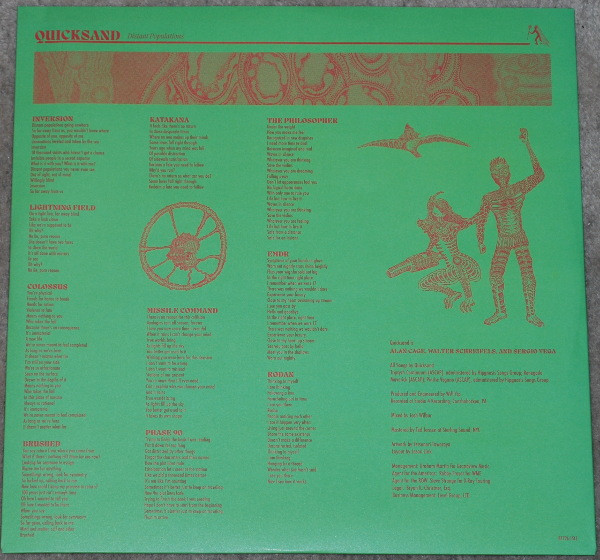 Quicksand - Distant Populations | Epitaph (87726-1) - 3