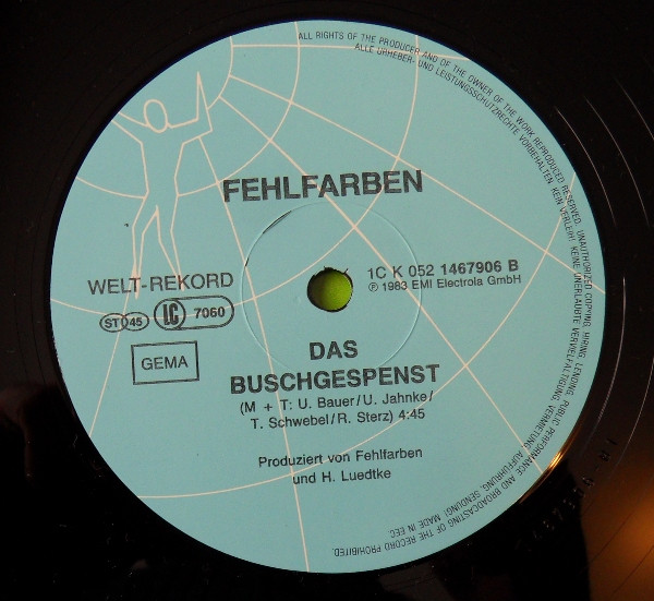 Fehlfarben - Agenten In Raucherkinos | Welt-Rekord (1C K052 1467906) - 4 Fehlfarben - Agenten In Raucherkinos | Welt-Rekord (1C K052 1467906) - 4