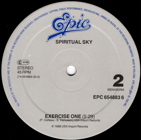 Spiritual Sky - Écoutez Et Répétez (Sky My House) | Epic (EPC 654883 6) - 4 Spiritual Sky - Écoutez Et Répétez (Sky My House) | Epic (EPC 654883 6) - 4