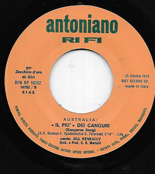 Jill Keneally , Stefania & Roberto Linguerri - Il Più Dei Canguri / Il Naso Ficcanaso | Antoniano (RFN NP 16762) - 3 Jill Keneally , Stefania & Roberto Linguerri - Il Più Dei Canguri / Il Naso Ficcanaso | Antoniano (RFN NP 16762) - 3