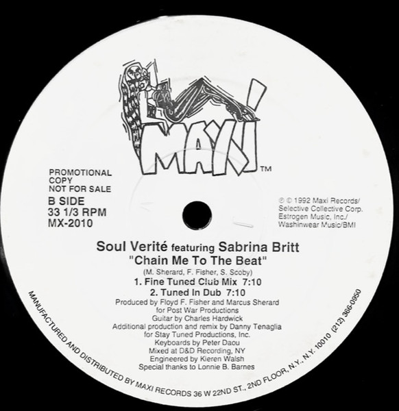 Soul Verité Featuring Sabrina Britt - Chain Me To The Beat | Maxi Records (MX-2010) - 2 Soul Verité Featuring Sabrina Britt - Chain Me To The Beat | Maxi Records (MX-2010) - 2