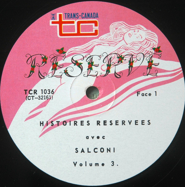 Mathieu Salconi - Histoires Réservées Avec Salconi Volume 3 [Vinyl] | Trans-Canada (TCR-1036) - 3