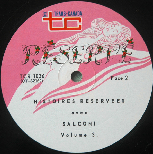 Mathieu Salconi - Histoires Réservées Avec Salconi Volume 3 [Vinyl] | Trans-Canada (TCR-1036) - 4