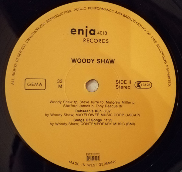 Woody Shaw - Lotus Flower | Enja Records (4018) - 2
