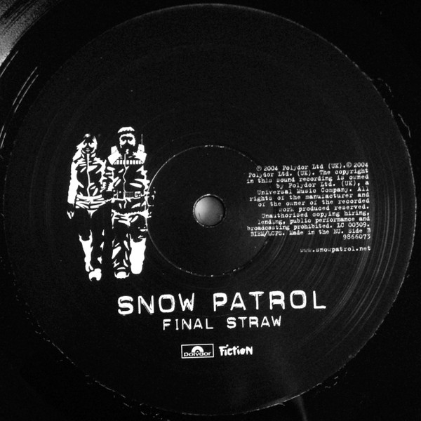 Snow Patrol - Final Straw | Polydor (986 607-3) - 3 Snow Patrol - Final Straw | Polydor (986 607-3) - 3
