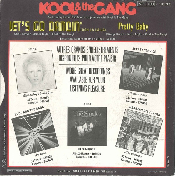 Kool & The Gang - Let's Go Dancin' (Ooh La La La) | De-Lite Records (101702) - 2