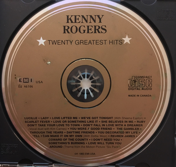 Kenny Rogers - Twenty Greatest Hits | EMI Music Canada (E2 0777 7 46106 2 9) - 3 Kenny Rogers - Twenty Greatest Hits | EMI Music Canada (E2 0777 7 46106 2 9) - 3