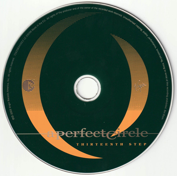 A Perfect Circle - Thirteenth Step | Virgin (7243 5 83439 2 2) - 2