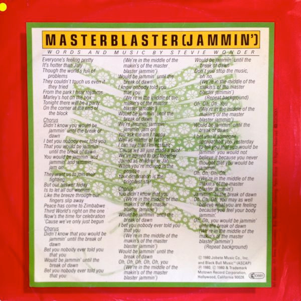Stevie Wonder - Master Blaster | Motown (1C 052-64 076YZ) - 2 Stevie Wonder - Master Blaster | Motown (1C 052-64 076YZ) - 2