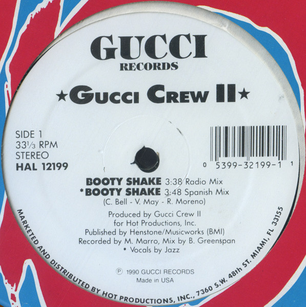 Gucci Crew II - Booty Shake | Gucci Records (HAL 12199) - main