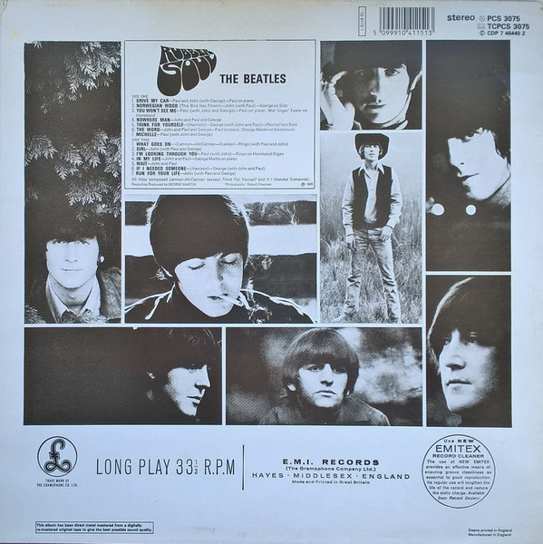 The Beatles - Rubber Soul | Parlophone (PCS 3075) - 2