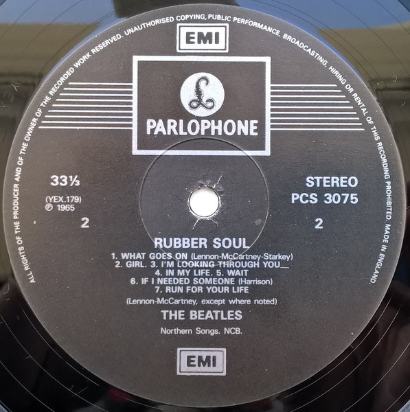 The Beatles - Rubber Soul | Parlophone (PCS 3075) - 4