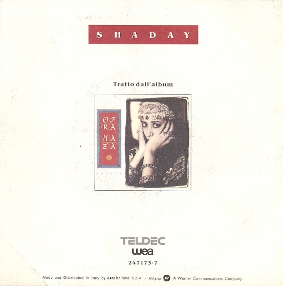 Ofra Haza - Eshal | WEA (24 7173-7) - 2