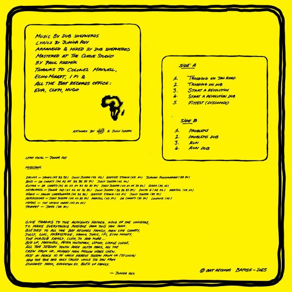 Junior Roy & Dub Shepherds - Trodding On Showcase | BAT Records (BAT016) - 2