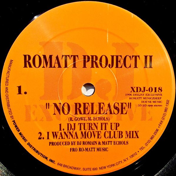 Romatt - No Release | DJ Exclusive (XDJ-018)