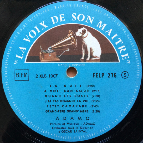 Adamo - Adamo Volume 2 | La Voix De Son Maître (FELP 276) - 3