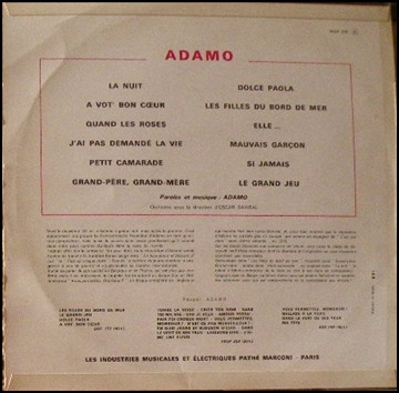 Adamo - Adamo Volume 2 | La Voix De Son Maître (FELP 276) - 2