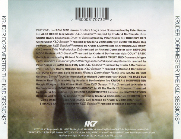 Kruder & Dorfmeister - The K&D Sessions™ | !K7 (!K7073CD) - 4