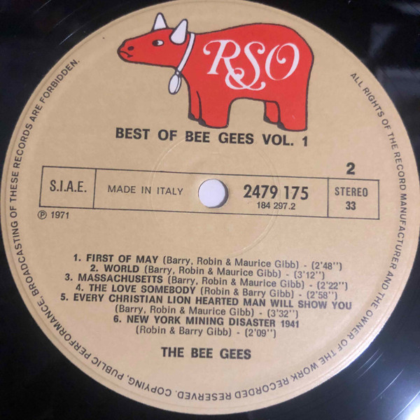 Bee Gees - Best Of Bee Gees - Vol. 1 | RSO (2479 175) - 4