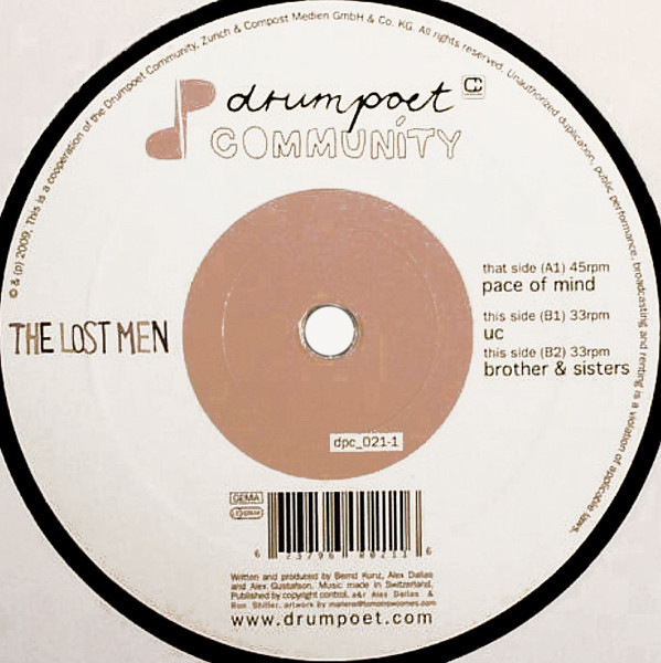 The Lost Men - Pace Of Mind | Drumpoet Community (dpc_021-1)