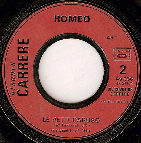 Romeo - Maman | Disques Carrere (49.036) - 4