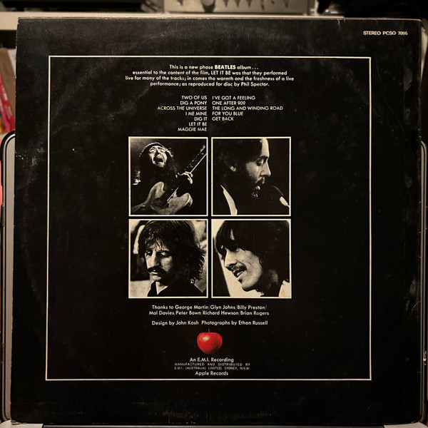 The Beatles - Let It Be | Apple Records (PCSO 7096) - 2