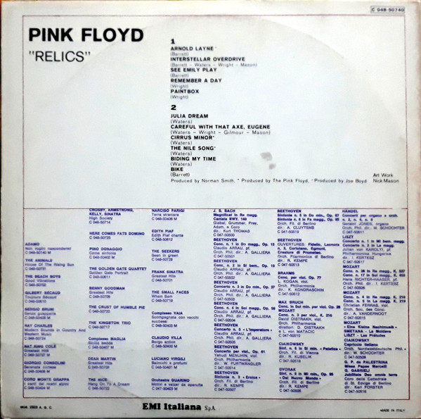Pink Floyd - Relics | Emidisc (3C 048 50 740) - 2