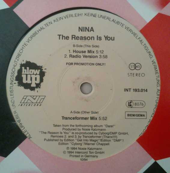 Nina - The Reason Is You | Blow Up (INT 193.014) - main Nina - The Reason Is You | Blow Up (INT 193.014) - main