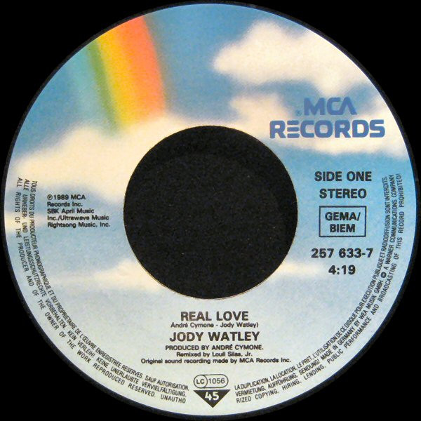 Jody Watley - Real Love | MCA Records (257 633-7) - 3