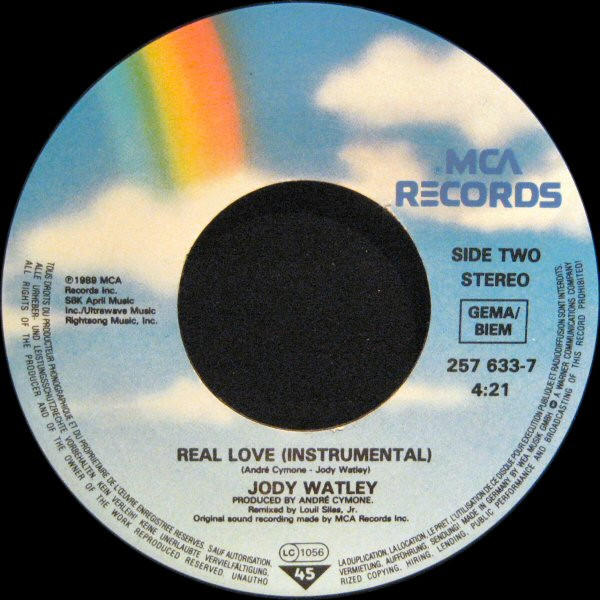 Jody Watley - Real Love | MCA Records (257 633-7) - 4