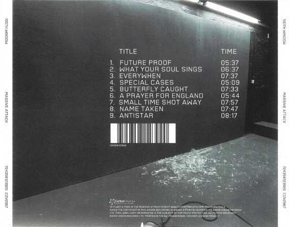 Massive Attack - 100th Window | Virgin (724358123920) - 2