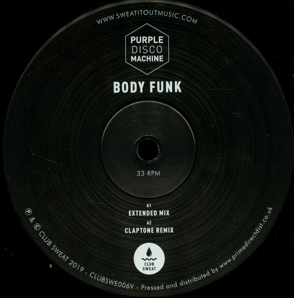 Purple Disco Machine - Body Funk | Club Sweat (CLUBSWE006V) - 3