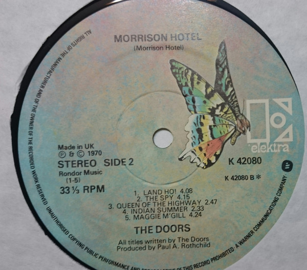 The Doors - Morrison Hotel | Elektra (K 42080) - 4