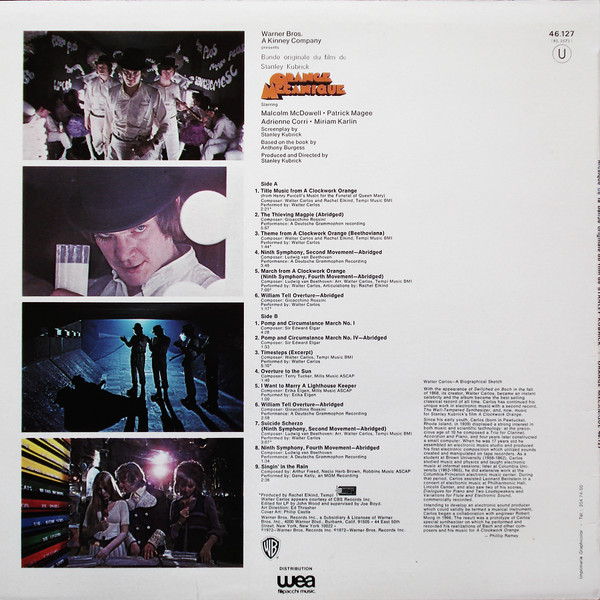 Various - "Un Film De Stanley Kubrick" Orange Mecanique | Warner Bros. Records (46.127) - 2 Various - "Un Film De Stanley Kubrick" Orange Mecanique | Warner Bros. Records (46.127) - 2