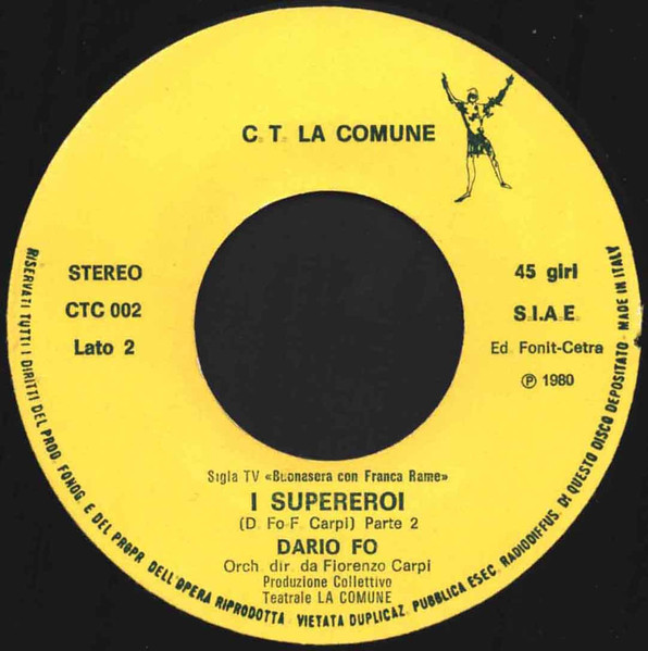 Dario Fo - I Supereroi | Collettivo Teatrale La Comune (CTC 002) - 3