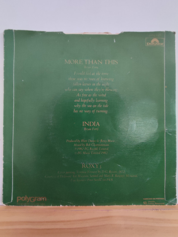 Roxy Music - More Than This | Polydor (2002 129)