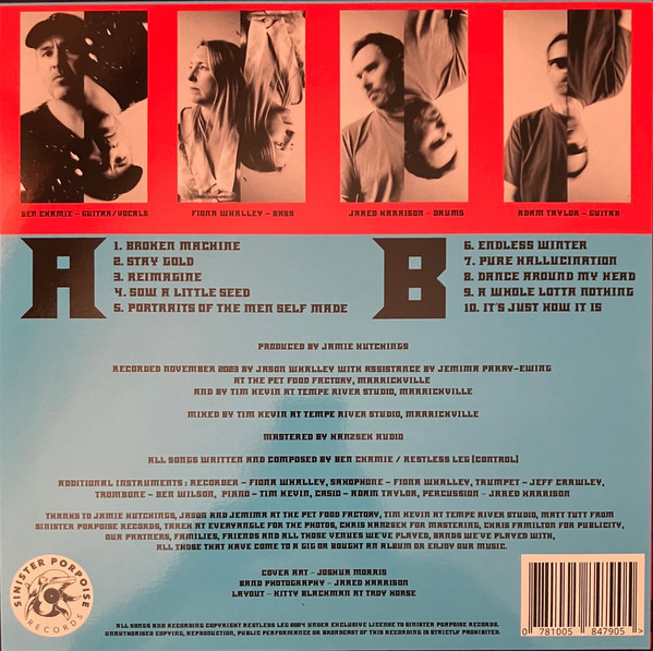 Restless Leg - Dance Around My Head | Sinister Porpoise Records (SNSTR001) - 2 Restless Leg - Dance Around My Head | Sinister Porpoise Records (SNSTR001) - 2