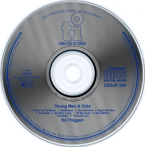 Ed Thigpen - Young Men & Olds | Timeless Records (SJP 330) - 3