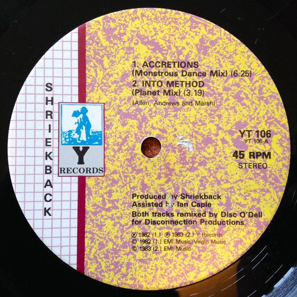 Shriekback - Lined Up • My Spine | Y Records (YT 106) - 2 Shriekback - Lined Up • My Spine | Y Records (YT 106) - 2