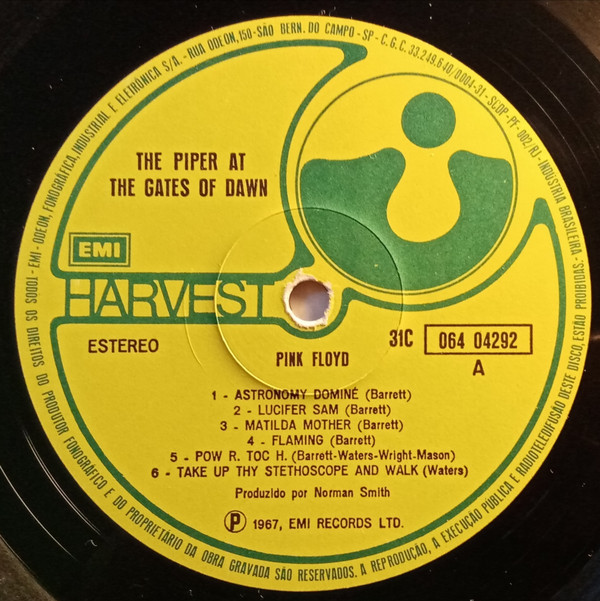 Pink Floyd - The Piper At The Gates Of Dawn | Harvest (31C 064 04292) - main