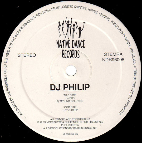 DJ Philip - Too Deep | Native Dance Records (NDR96008) - 3