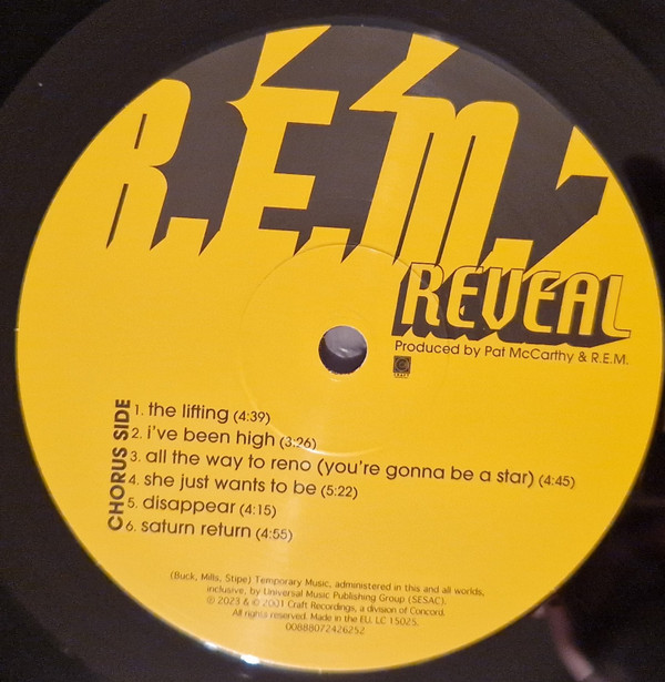R.E.M. - Reveal | Craft Recordings (00888072426252) - 2