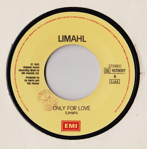 Limahl - Only For Love | EMI (06 1078097) - 3