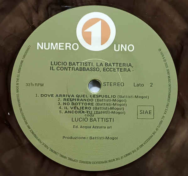Lucio Battisti - Lucio Battisti, La Batteria, Il Contrabbasso, Eccetera | Sony Music (19802888671) - 4 Lucio Battisti - Lucio Battisti, La Batteria, Il Contrabbasso, Eccetera | Sony Music (19802888671) - 4