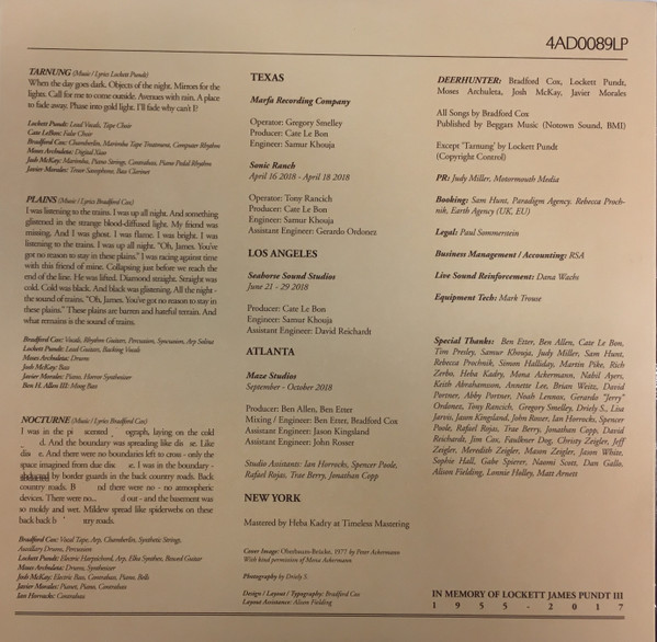 Deerhunter - Why Hasn't Everything Already Disappeared? | 4AD (4AD0089LP) - 2