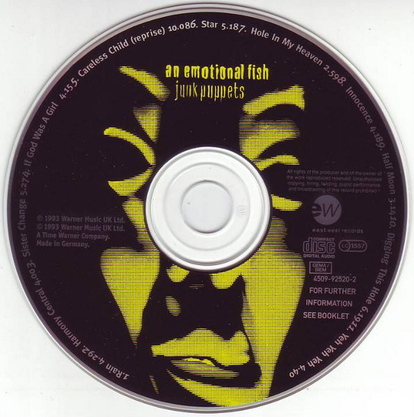 An Emotional Fish - Junk Puppets | EastWest (4509-92520-2) - 3
