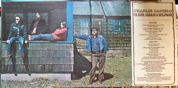 Charlie Daniels - Te John, Grease & Wolfman | Kama Sutra (KSBS 2060) - 2 Charlie Daniels - Te John, Grease & Wolfman | Kama Sutra (KSBS 2060) - 2
