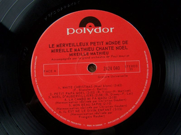 Mireille Mathieu - Le Merveilleux Petit Monde De Mireille Mathieu Chante Noel | Polydor (2424 040) - 2 Mireille Mathieu - Le Merveilleux Petit Monde De Mireille Mathieu Chante Noel | Polydor (2424 040) - 2