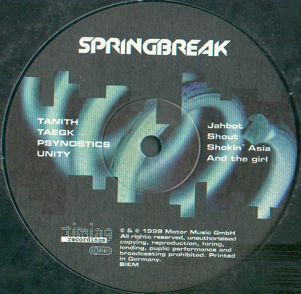 Various - Springbreak | Timing Recordings (B921606-01) - 2