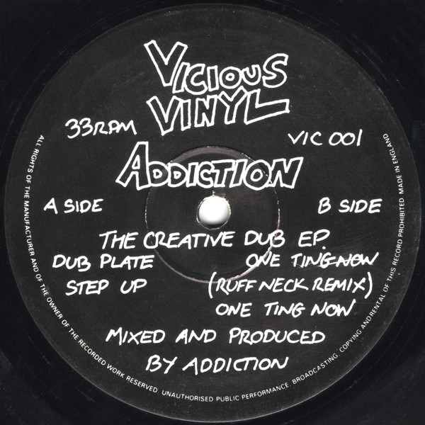 Addiction - The Creative Dub EP | Vicious Pumpin' Plastic (VIC 001)